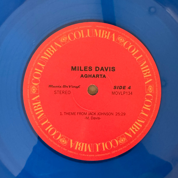 Виниловая пластинка Miles Davis – Agharta (Translucent Blue) - 2LP - рис.9