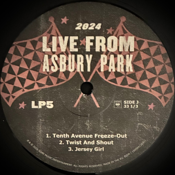 Бокс-сет Springsteen & E Street Band – Live From Asbury Park - 2024 (Box-set) - 5LP - рис.21