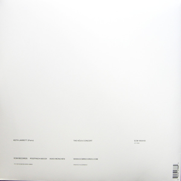Виниловая пластинка Keith Jarrett - The Keln Concert - рис.3