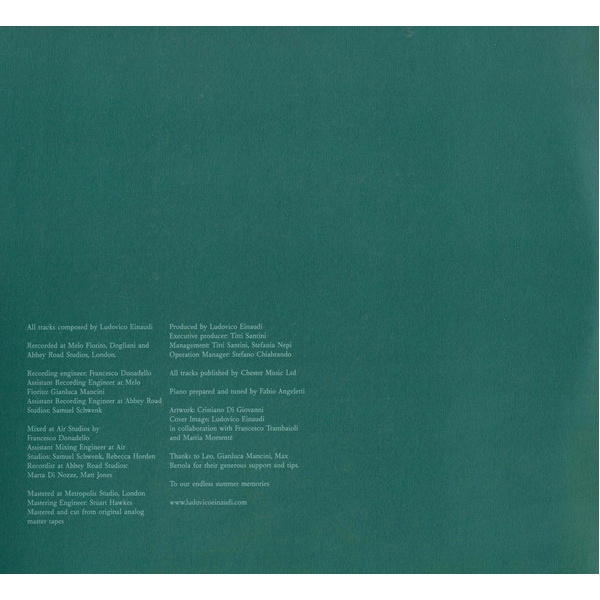 Виниловая пластинка Ludovico Einaudi – The Summer Portraits Coloured LP - рис.2