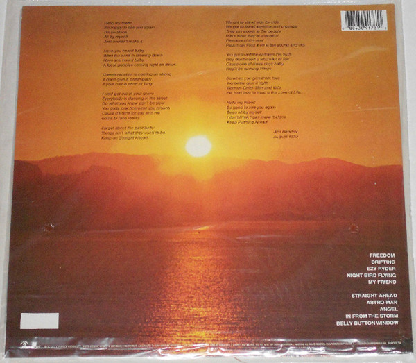 Виниловая пластинка Jimi Hendrix - The Cry Of Love - рис.1