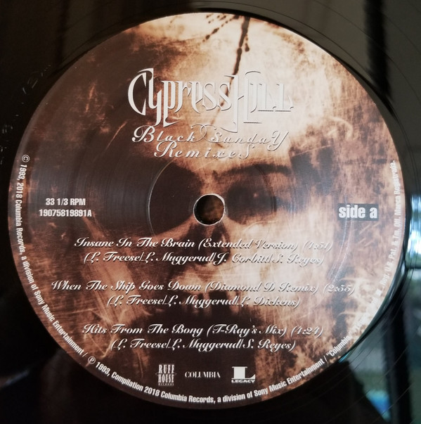Виниловая пластинка Cypress Hill - Black Sunday Remixes - рис.2