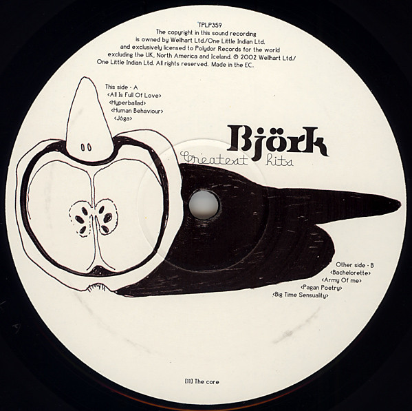 Виниловая пластинка Bjork - Greatest Hits - рис.2