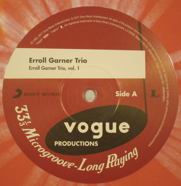 Виниловая пластинка Erroll Garner Trio - Erroll Garner Trio Vol.1 - рис.2