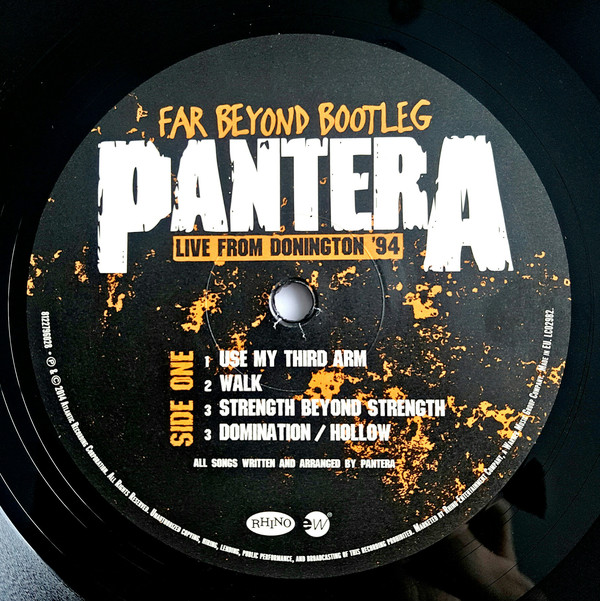 Виниловая пластинка Pantera - Far Beyond Bootleg : Live From Donington '94 - рис.2