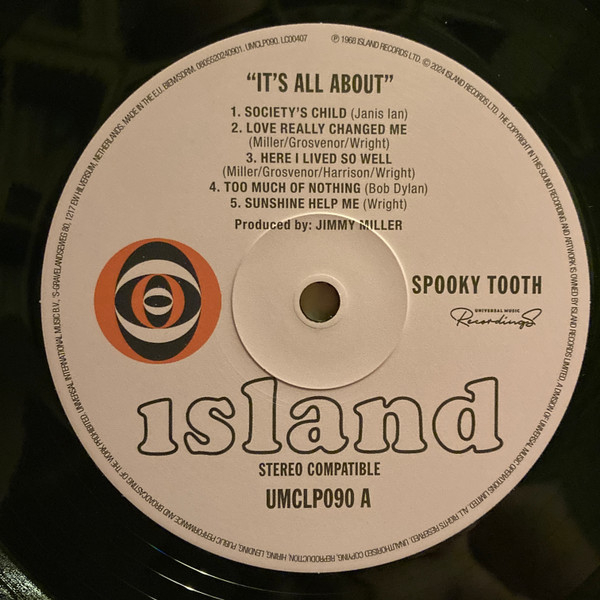 Виниловая пластинка Spooky Tooth - It's All About LP - рис.2