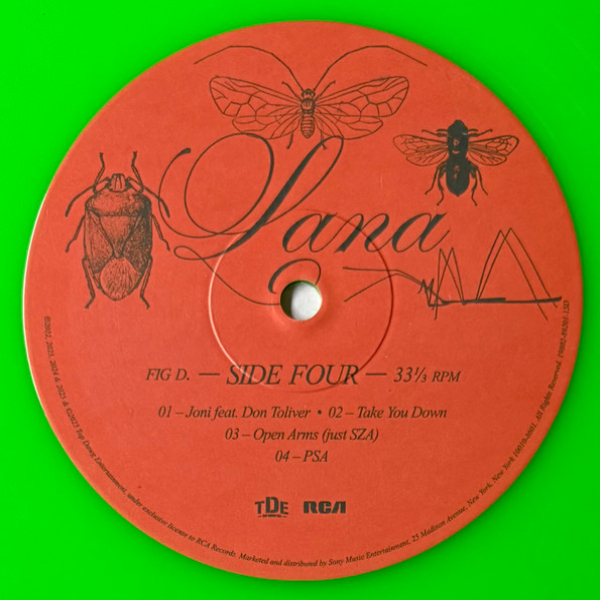 Виниловая пластинка SZA – SOS Deluxe: Lana (coloured) - 4LP - рис.12