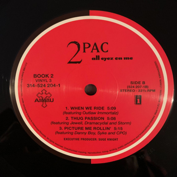 Виниловая пластинка 2Pac - All Eyez On Me - 4LP - рис.8