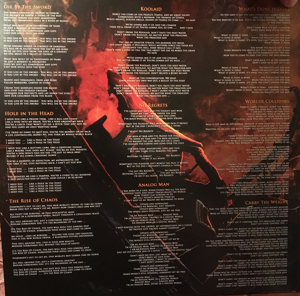 Виниловая пластинка ACCEPT RISE OF CHAOS LP - рис.3
