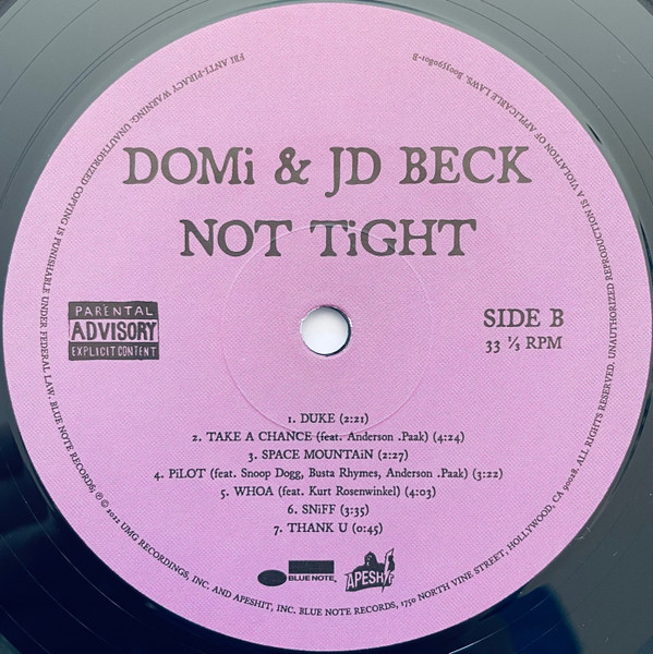 Виниловая пластинка Domi & JD Beck – Not Tight LP - рис.1