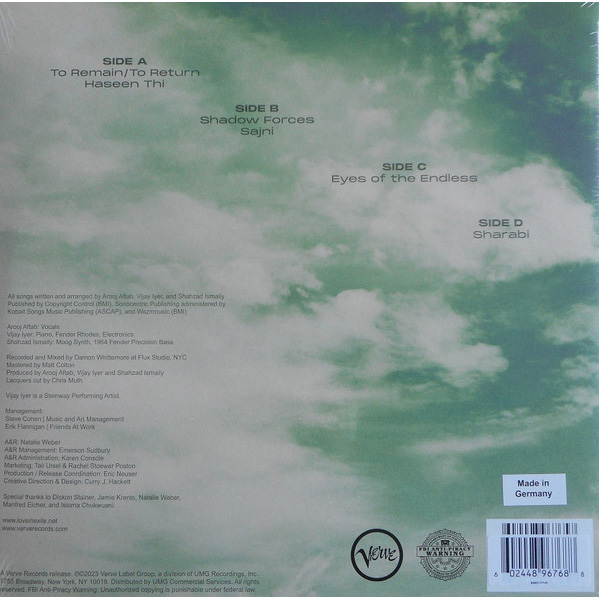 Виниловая пластинка Arooj Aftab - Love In Exile LP - рис.1