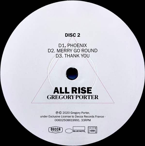 Виниловая пластинка Gregory Porter – All Rise 2LP - рис.5