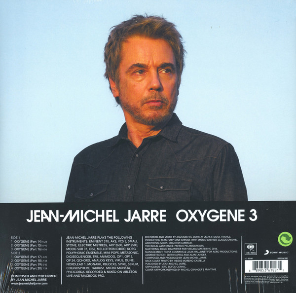 Виниловая пластинка Jean-Michel Jarre - Oxygene 3 - рис.1