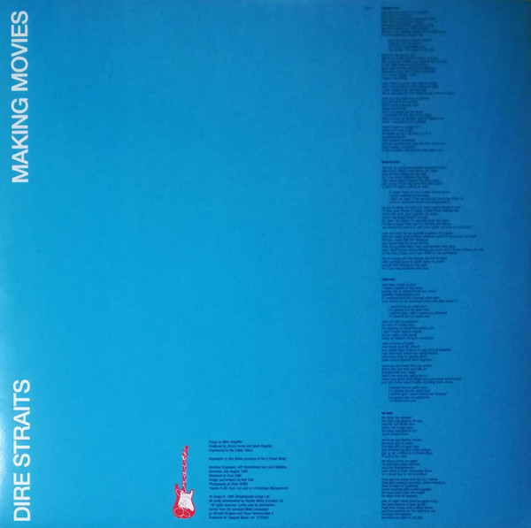 Виниловая пластинка Dire Straits - Making Movies LP - рис.3