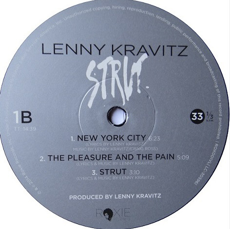 Виниловая пластинка Lenny Kravitz - Strut - рис.3