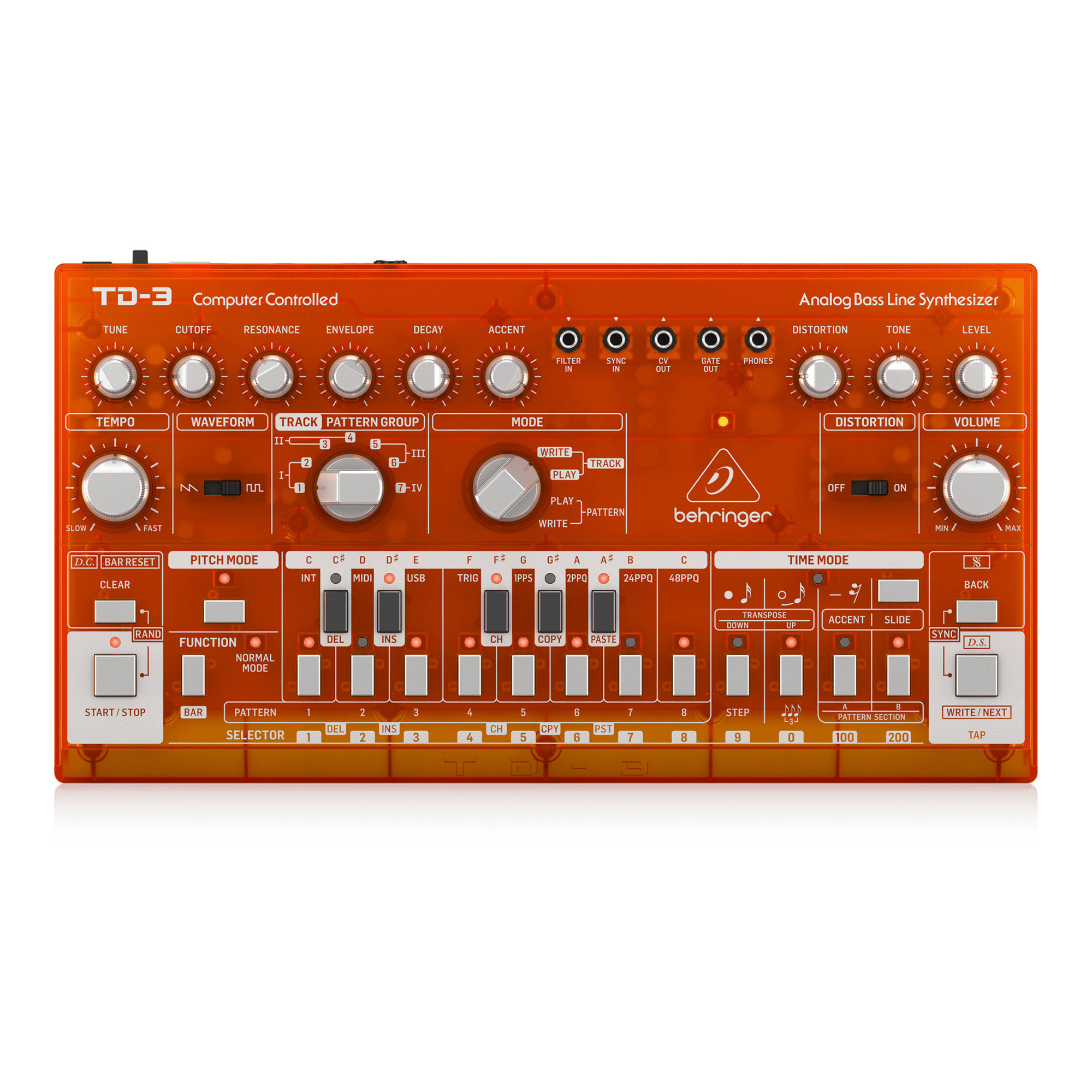 

Синтезатор Behringer, Оранжевый, TD-3 Orange