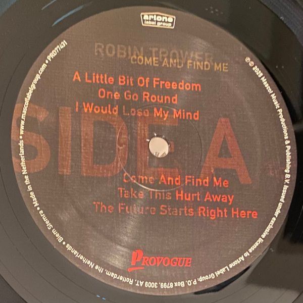 Виниловая пластинка Robin Trower – Come And Find Me LP - рис.2