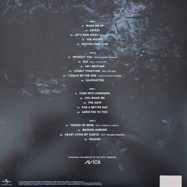 Виниловая пластинка Avicii – Avicii Forever - 2LP - рис.3