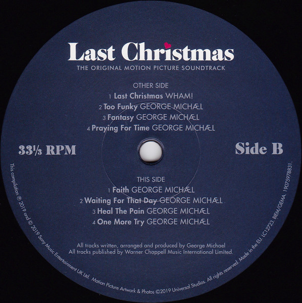 Виниловая пластинка George Michael, Wham! - OST The Last Christmas 2LP - рис.4