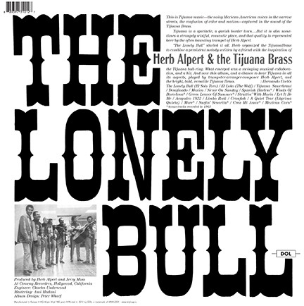 Виниловая пластинка Herb Alpert & The Tijuana Brass - The Lonely Bull - рис.1