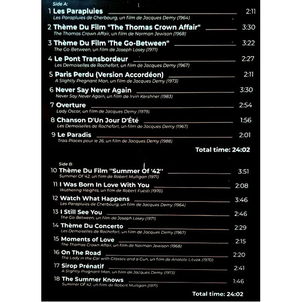 Виниловая пластинка Michel Legrand – The Greatest Hits Of All Time LP - рис.2