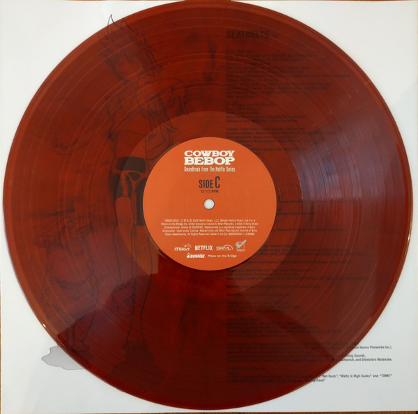 Виниловая пластинка The Seatbelts, Yoko Kanno – Cowboy Bebop - Soundtrack From The Netflix Series - Red/Orange Marbled - 2LP - рис.2