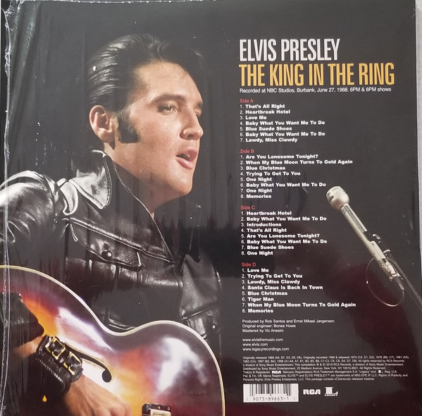 Виниловая пластинка Elvis Presley - The King In The Ring - рис.1