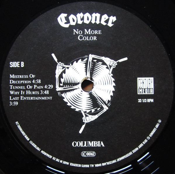 Виниловая пластинка Coroner - No More Color - рис.3