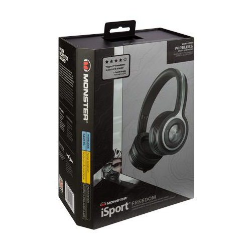 Беспроводные наушники MONSTER ISPORT FREEDOM WIRELESS BLUETOOTH ON-EAR (BLACK) - рис.5