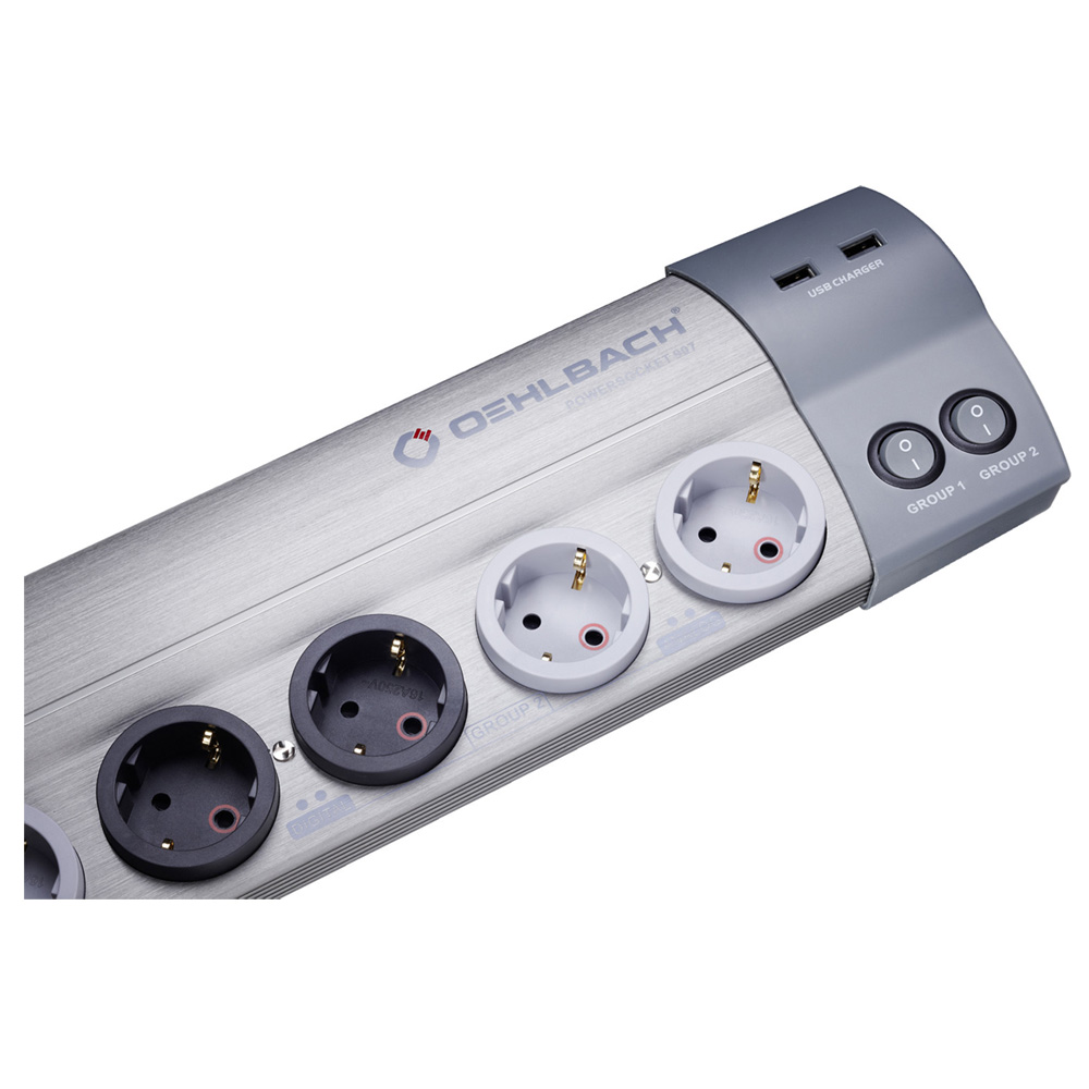 Сетевой фильтр Oehlbach STATE OF THE ART XXL Power Socket 907 Silver - фото 5