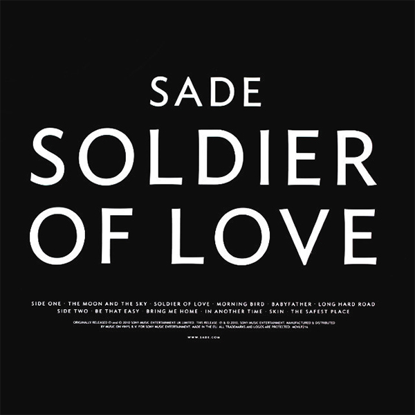 Виниловая пластинка Sade – Soldier Of Love (Half-Speed) LP - рис.1