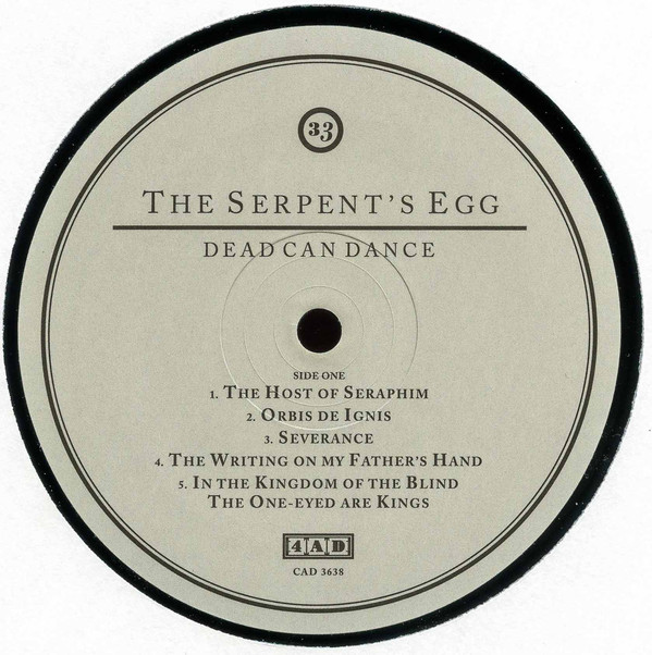 Виниловая пластинка Dead Can Dance - The Serpent's Egg - рис.2