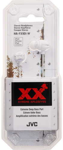 Наушники JVC HA-FX101-W - рис.1