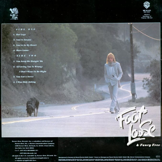 Виниловая пластинка Rod Stewart – Foot Loose & Fancy Free (Coloured Blue) LP - рис.1