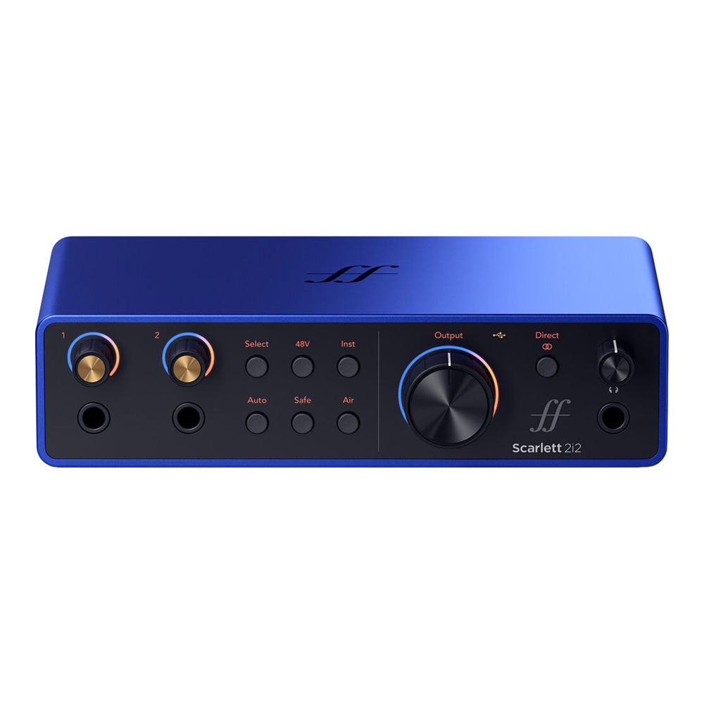 

Аудиоинтерфейс Focusrite, Синий;черный, Scarlett 2i2 4th Gen Anniversary Edition Blue