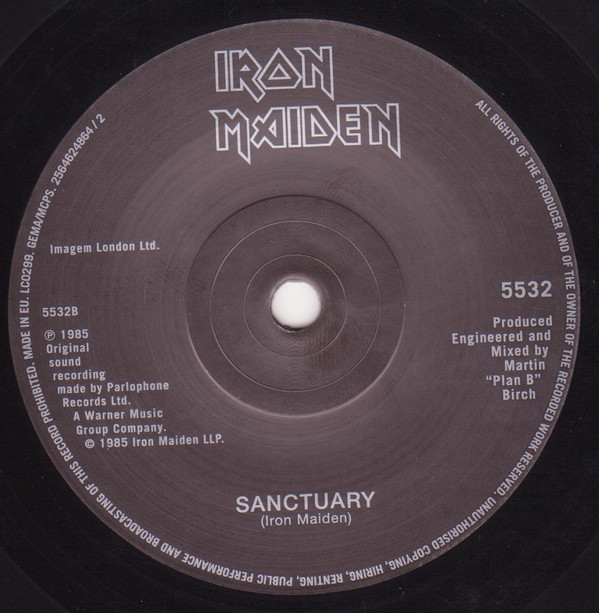 Виниловая пластинка Iron Maiden - Running Free - рис.3