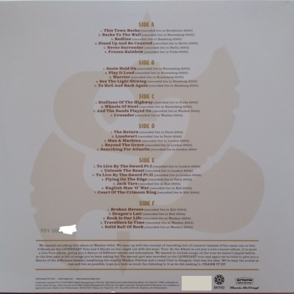 Виниловая пластинка Saxon - The Eagle Has Landed III (coloured) - 3LP - рис.3