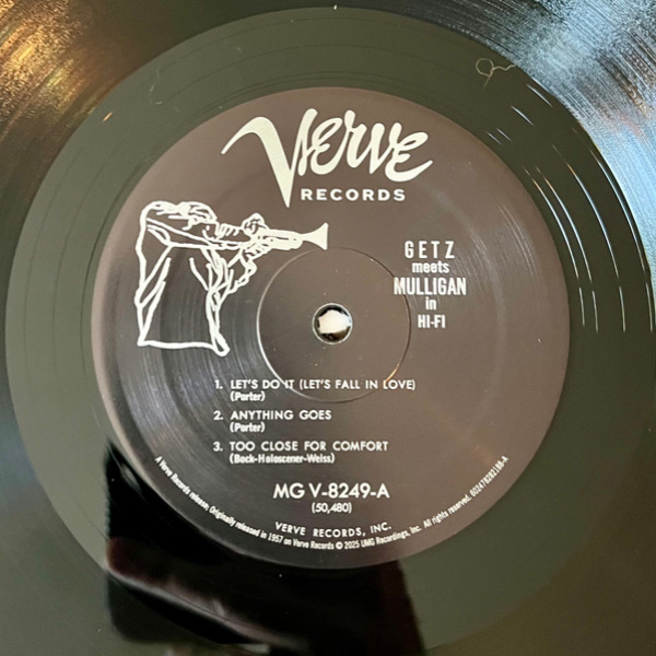 Виниловая пластинка Stan Getz Meets Gerry Mulligan – Getz Meets Mulligan In Hi-FI - LP - рис.6