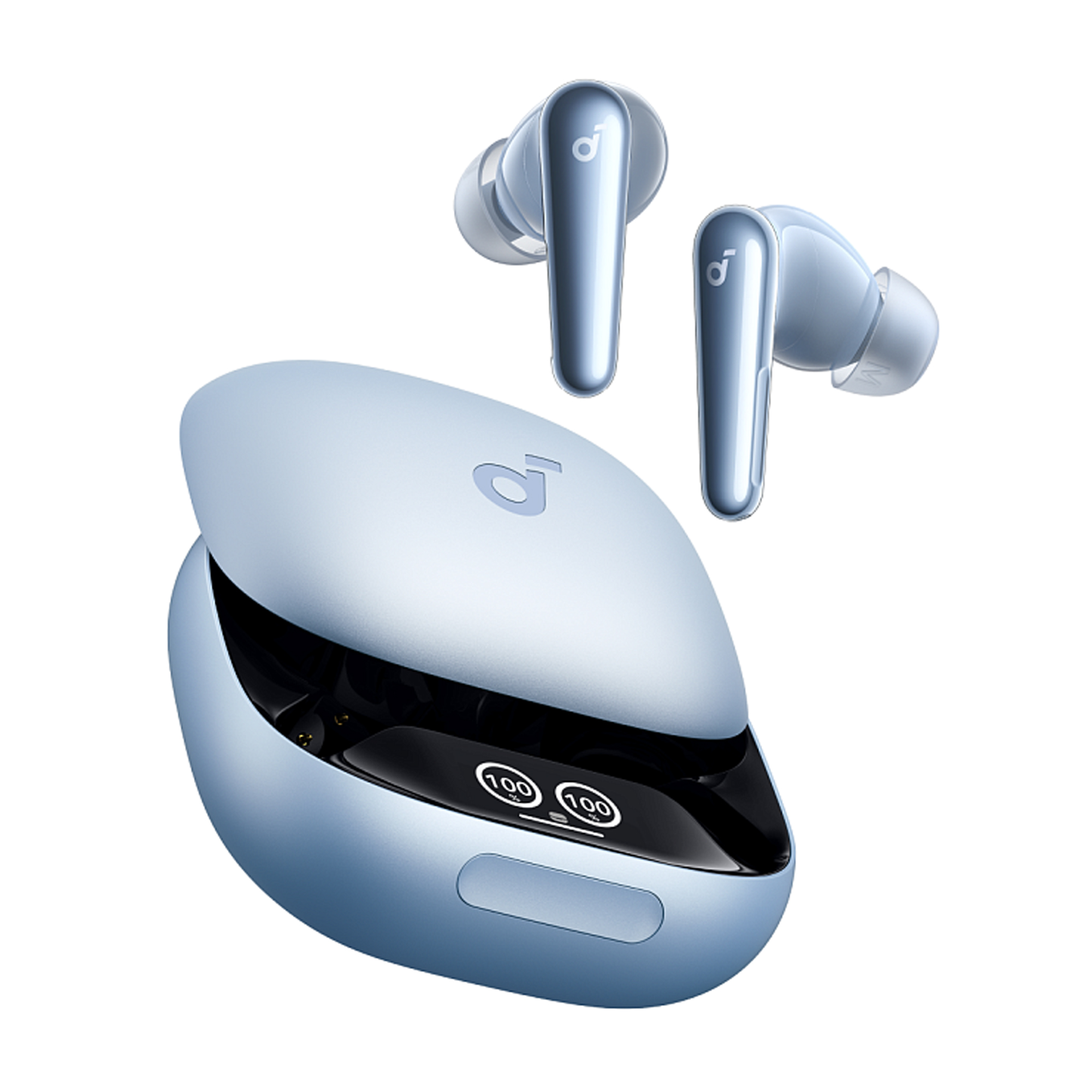 

Беспроводные наушники Anker, Голубой, Soundcore Liberty 4 Pro Matte Light Blue