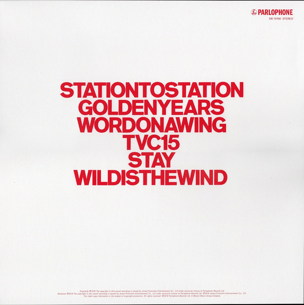 Виниловая пластинка David Bowie – Station To Station (45TH ANNIVERSARY) LP - рис.1