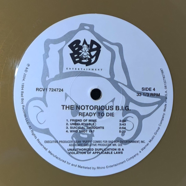 Виниловая пластинка The Notorious B.I.G. – Ready To Die (coloured) - 2LP - рис.11