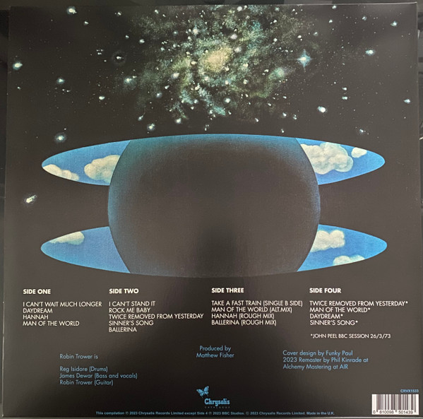 Виниловая пластинка Robin Trower – Twice Removed From Yesterday 2LP - рис.1