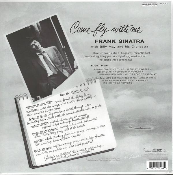 Виниловая пластинка Frank Sinatra; Billy May And His Orchestra - Come Fly With Me - рис.1