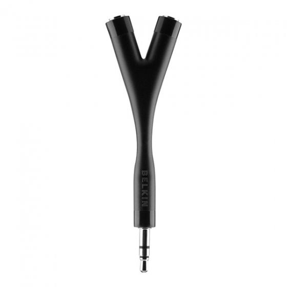 Разветвитель для наушников Belkin Headphone Splitter 3.5mm Black - рис.0