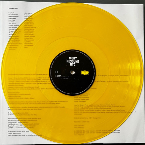 Виниловая пластинка Moby - Resound NYC (coloured) - 2LP - рис.12