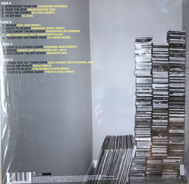 Виниловая пластинка Amy Winehouse - Remixes (Coloured Yellow Blue) 2LP - рис.1