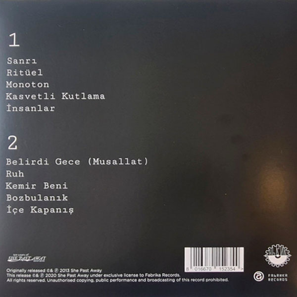 Виниловая пластинка She Past Away – Belirdi Gece LP - рис.1