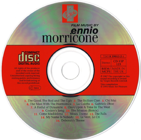 CD-диск Ennio Morricone - Film Music By Ennio Morricone - рис.2
