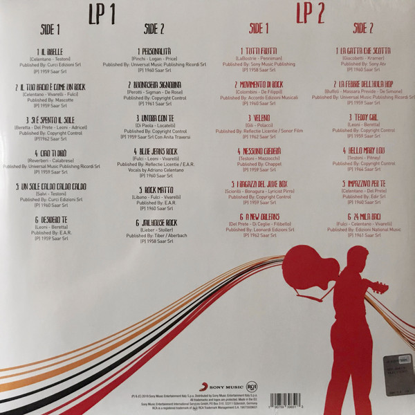 Виниловая пластинка Adriano Celentano - II Ribelle Rock LP - рис.1