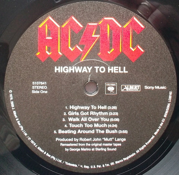 Виниловая пластинка AC/DC – Highway To Hell LP - рис.4